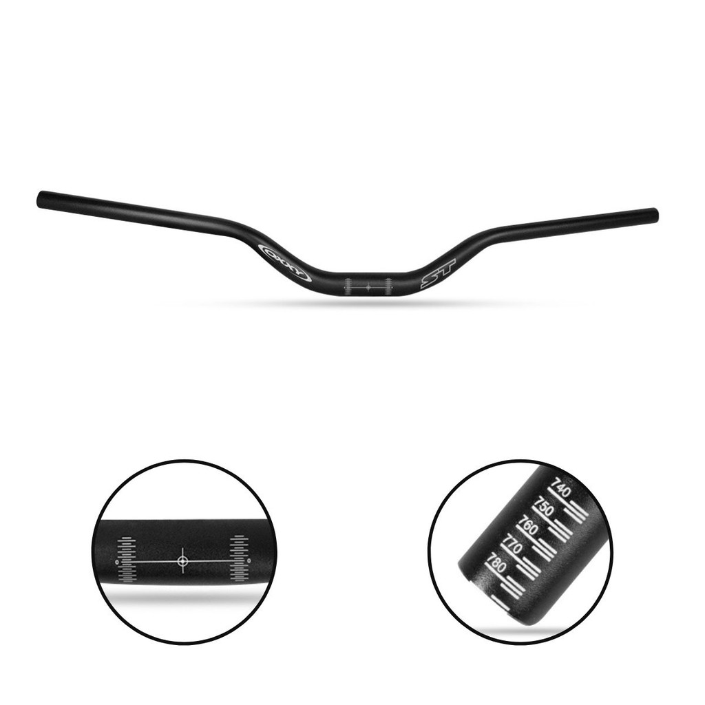 Guidão Bicicleta Street 790mm Oxxy 31,8mm Rise 60 Mtb Downhill Xc Enduro