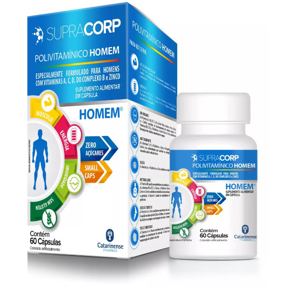 POLIVITAMINICO SUPRACORP HOMEM 60CPS