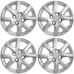 Calota Aro 14" cor Prata Modelo Siena EL 1.4 2014 (Jogo c/ 4 Calotas) Grid - 160CB-PTA-E