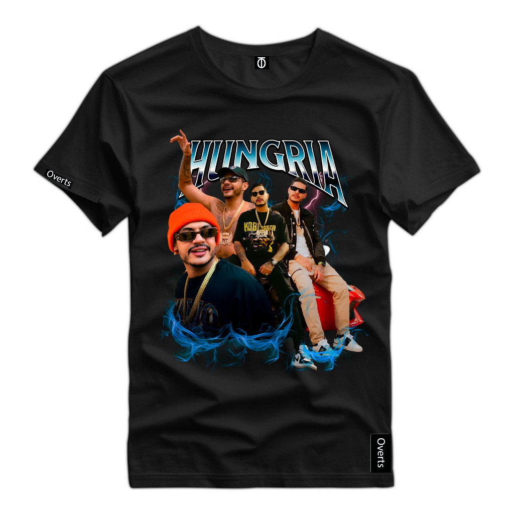 Camiseta Unissex Personalizada Hungria Hip Hop D04 Morro do Asfalto Camisa Estampada Basica