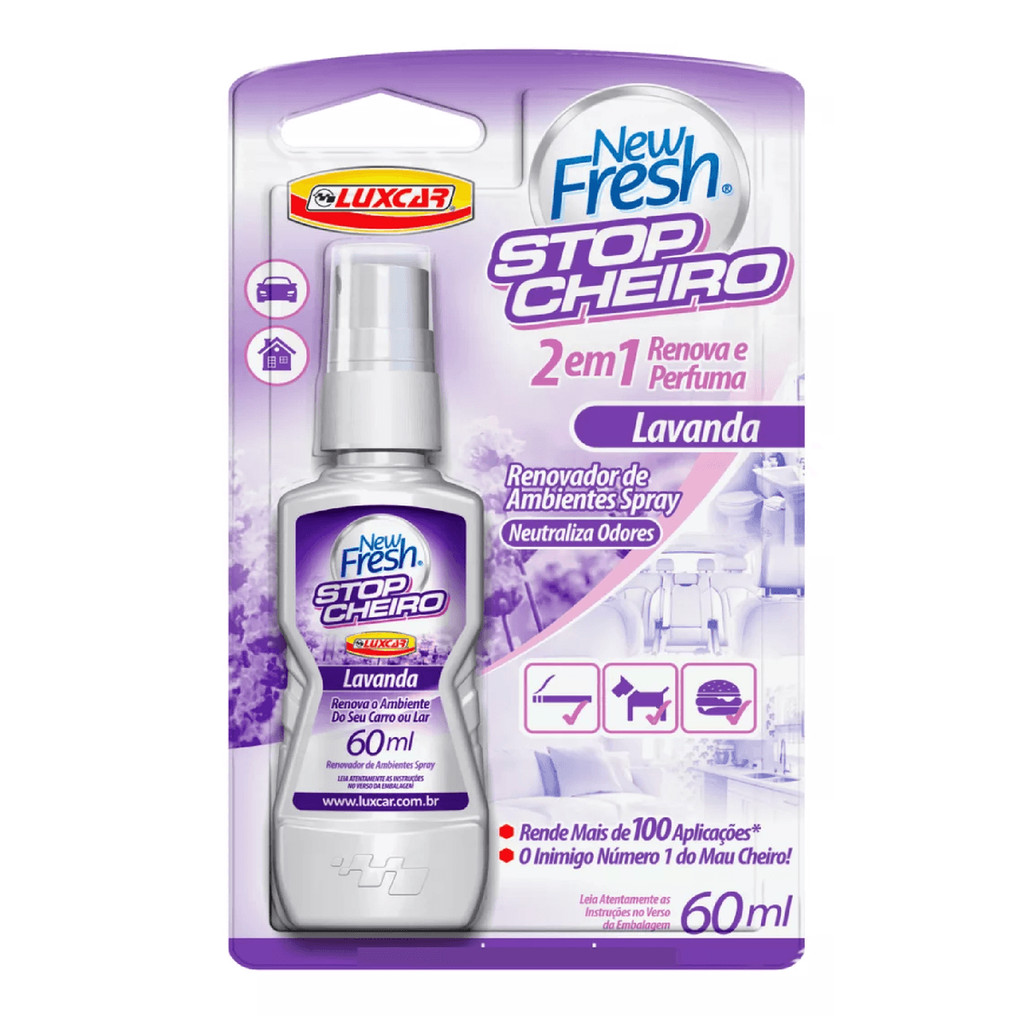 Stop Cheiro Lavanda New Fresh Spray Perfume Longa Duracao em Oferta na Shopee