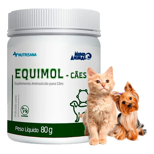 Nutrisana Mundo Animal Suplemento Aminoácido Equimol 80g em Oferta na Shopee