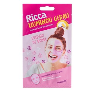 Máscara Facial Ricca Iluminadora em Oferta na Shopee