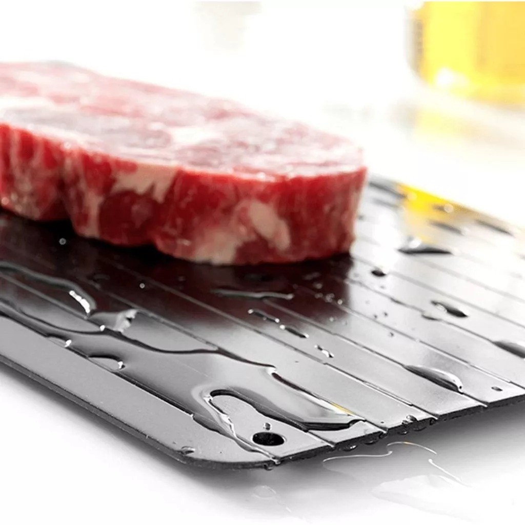 Tabua Magica Descongelar Rápido Carne Alimentos Defrost Express Tech Bandeja Travessa
