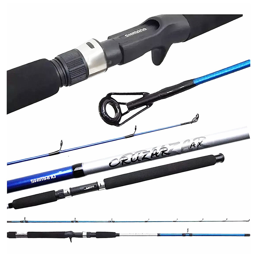 VARA PARA CARRETILHA SHIMANO CRUZAR BLUE 5'6¨(1.68M) 8-16LB - 2 PARTES