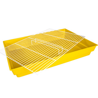 Grade de separação para bandeja banheiro para coelho e chinchila em Oferta na Shopee