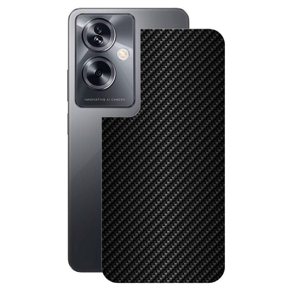 Película para Oppo A79 5G - Traseira de Fibra de Carbono Preta - Gshield em Oferta na Shopee