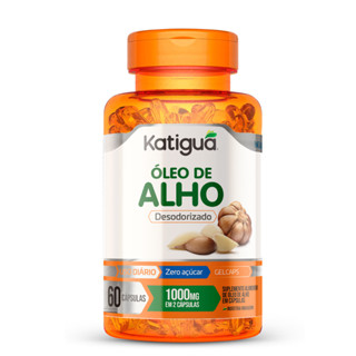 Óleo de alho 500mg em 60 cápsulas 100% Puro - Katiguá em Oferta na Shopee
