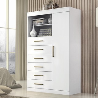 Comoda Maraja 6 Gav 1 Porta C/ Nicho em Oferta na Shopee