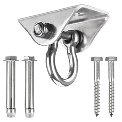 Suporte De Teto ou Parede P/ Cadeira de Balanço Rede Aço Inoxidável 304 Capacidade 250kg Promo