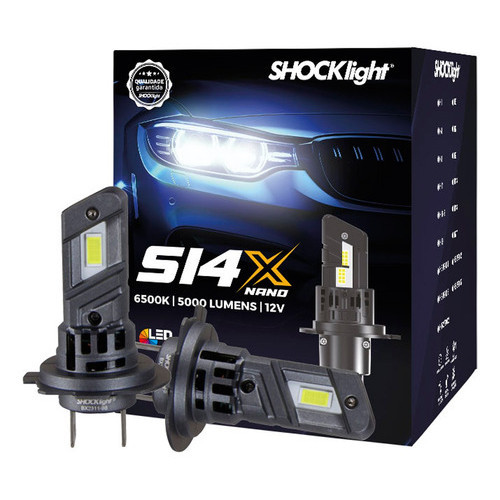 KIT LED NANO S14X H7 6500K 5000 LUMENS 12V SLL-140007X SHOCKLIGHT