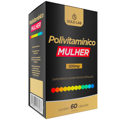 Polivitamínico Mulher C/60 Cápsulas - Gold Lab