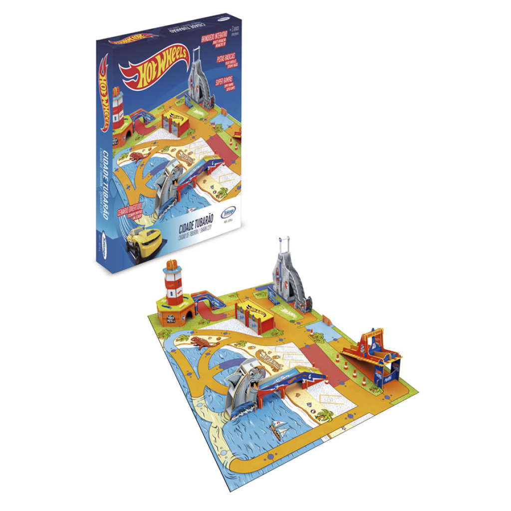 PLAYSET CIDADE HOT WHEELS TUBARAO   23154 em Oferta na Shopee