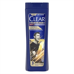Shampoo Anticaspa Clear Men Limpeza Profunda 400ml