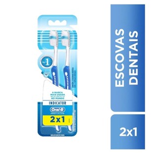 Escova Dental Oral-B Indicator Plus 40 2 Unidades em Oferta na Shopee