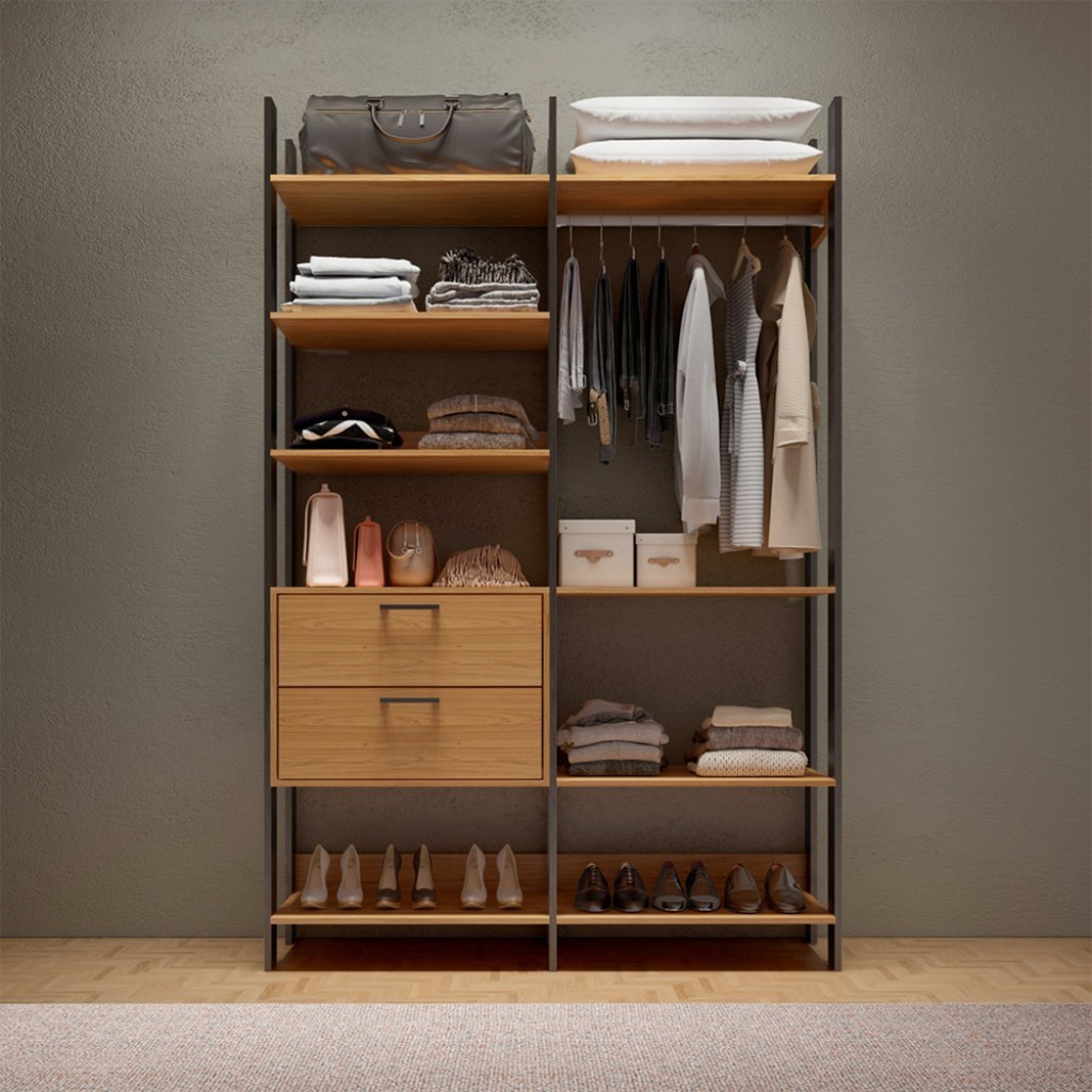 Closet 2 Torres 2 Gavetas Industrial