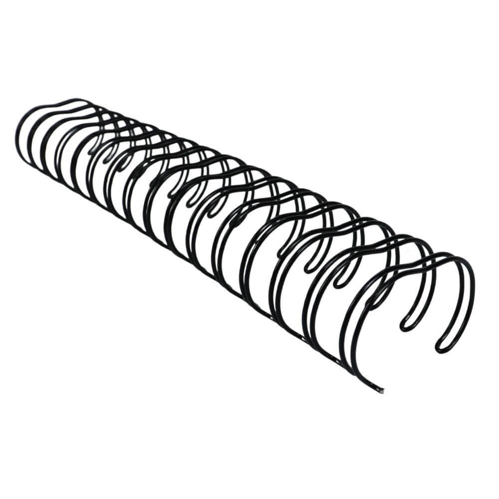 Wire-o para Encadernação 2x1 A5 Preto 1" para 200 fls 04un — imagem 2 de 2