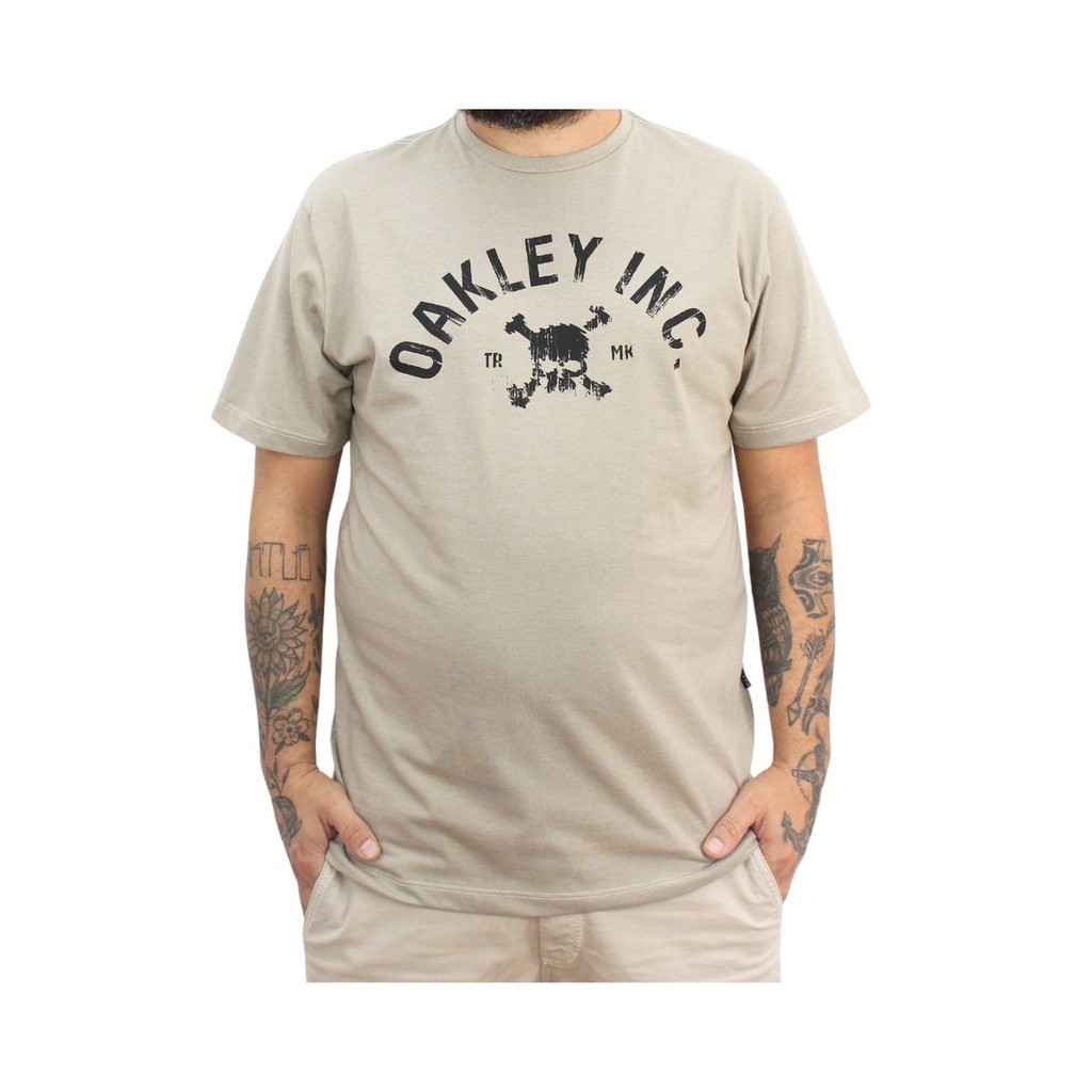 Camiseta Oakley Inc Skull Tee Caveira Casual FOA40560430W