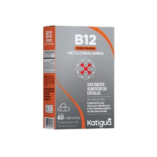 B12 Metilcobalamina Suplemento Alimentar Dose Máxima c/60 Cápsulas Katiguá em Oferta na Shopee
