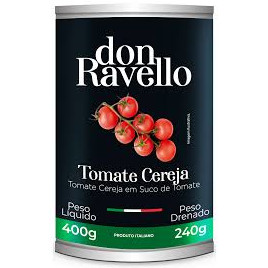 TOMATE CEREJA DON RAVELLO 400G em Oferta na Shopee