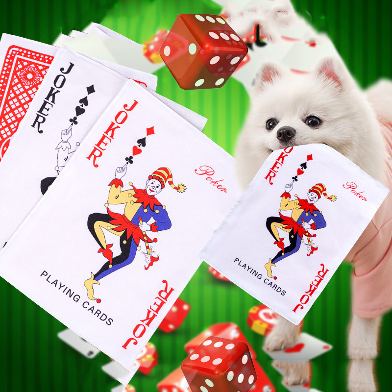 Cartas De Jogar Para Cães Em Forma De Brinquedo Animais De Estimação Mastigar Brinquedos Interativos