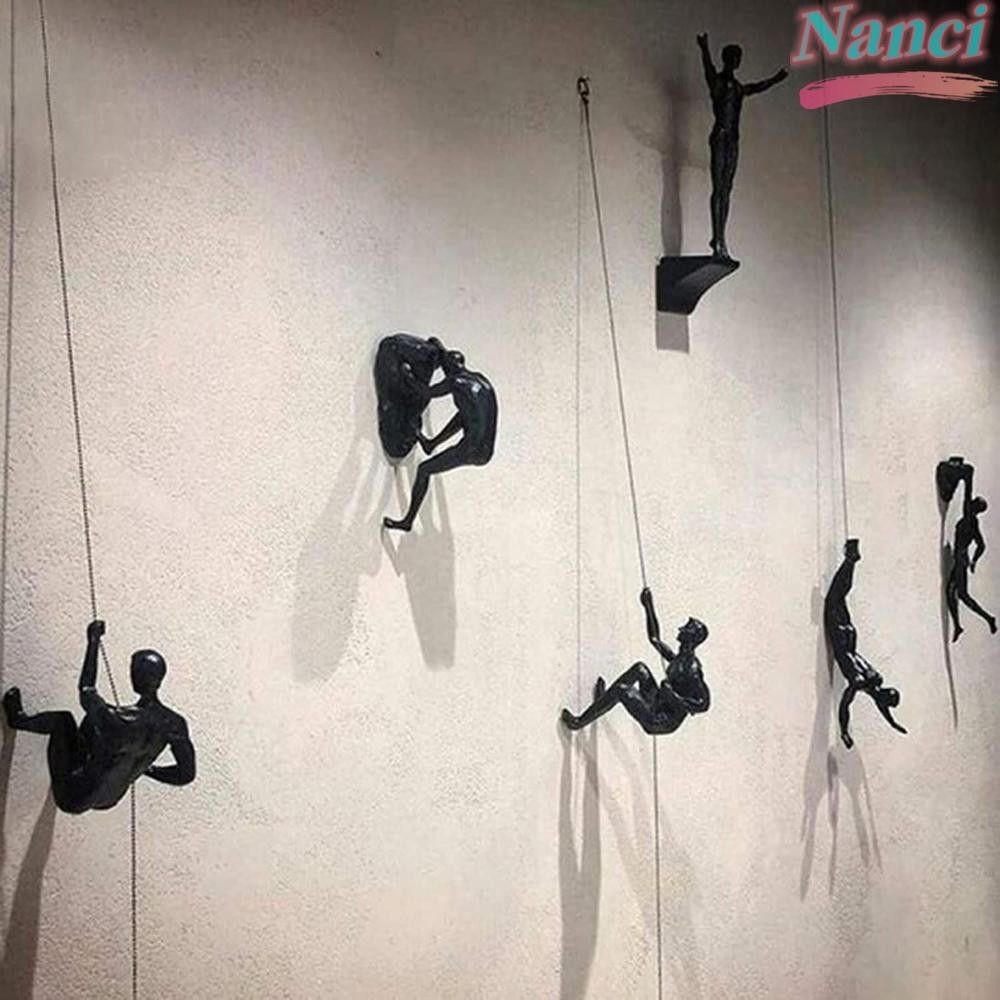 NANCI Simplicidade Da Escultura Estátua Arte Parede Sala De Estar Acabada À Mão em Oferta na Shopee