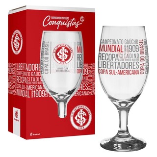Taças Windsor Brasfoot Inter Títulos 330ml, Vidro - 12077 em Oferta na Shopee