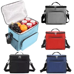 Lancheira Bolsa Térmica Marmita Alimento Academia Fitness Viagem Passeio Resistente Mala Bag Esporte Compartimento