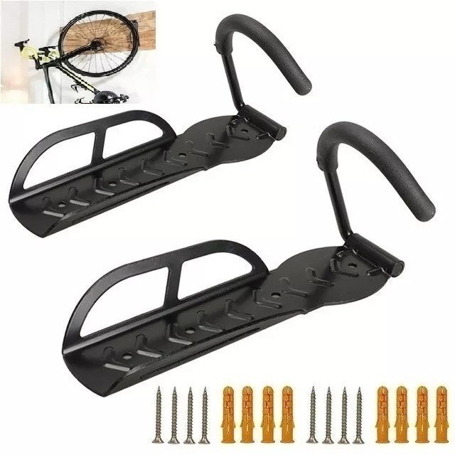 Gancho Suporte de Parede Bike Mtb Speed Reforçado Para Pendurar Bicicleta Aro 20 26 29 Instalação Fácil Resistente em Oferta na Shopee