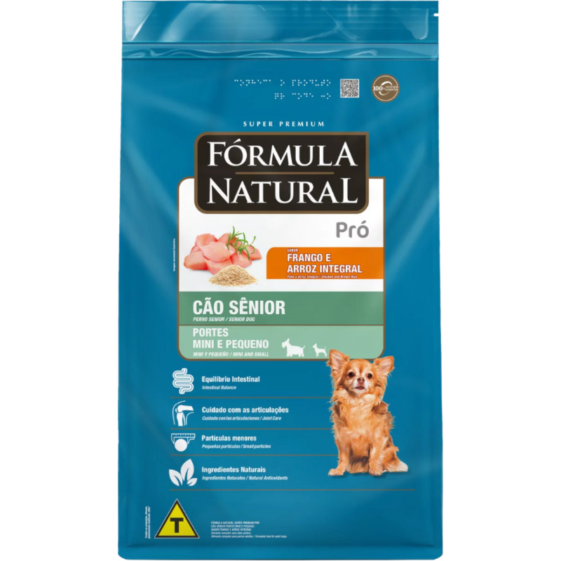 Ração Formula Natural Pró Cães Sênior Porte Mini E Pequeno 10 kg Sabor Frango E Arroz Integral em Oferta na Shopee