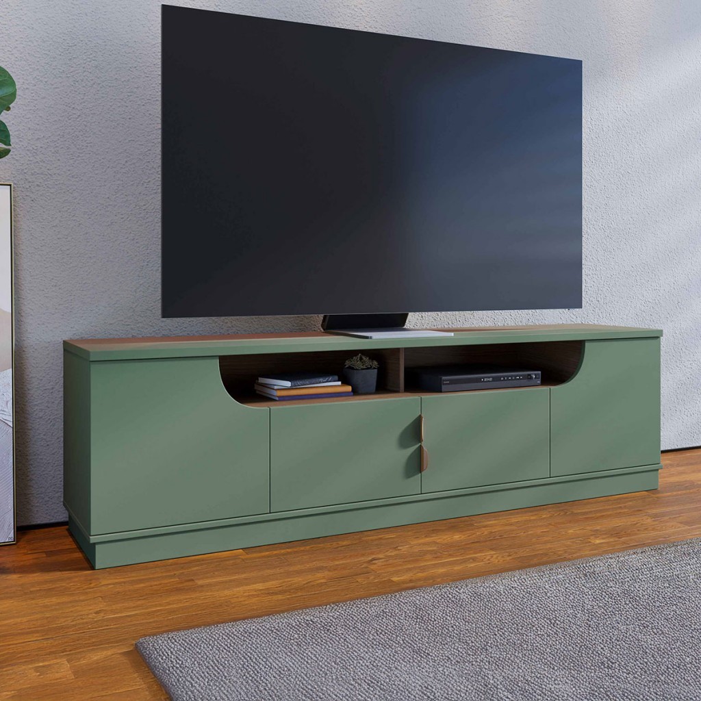 Rack para TV Até 75 Polegadas Santorini 4 Portas - Colibri em Oferta na Shopee