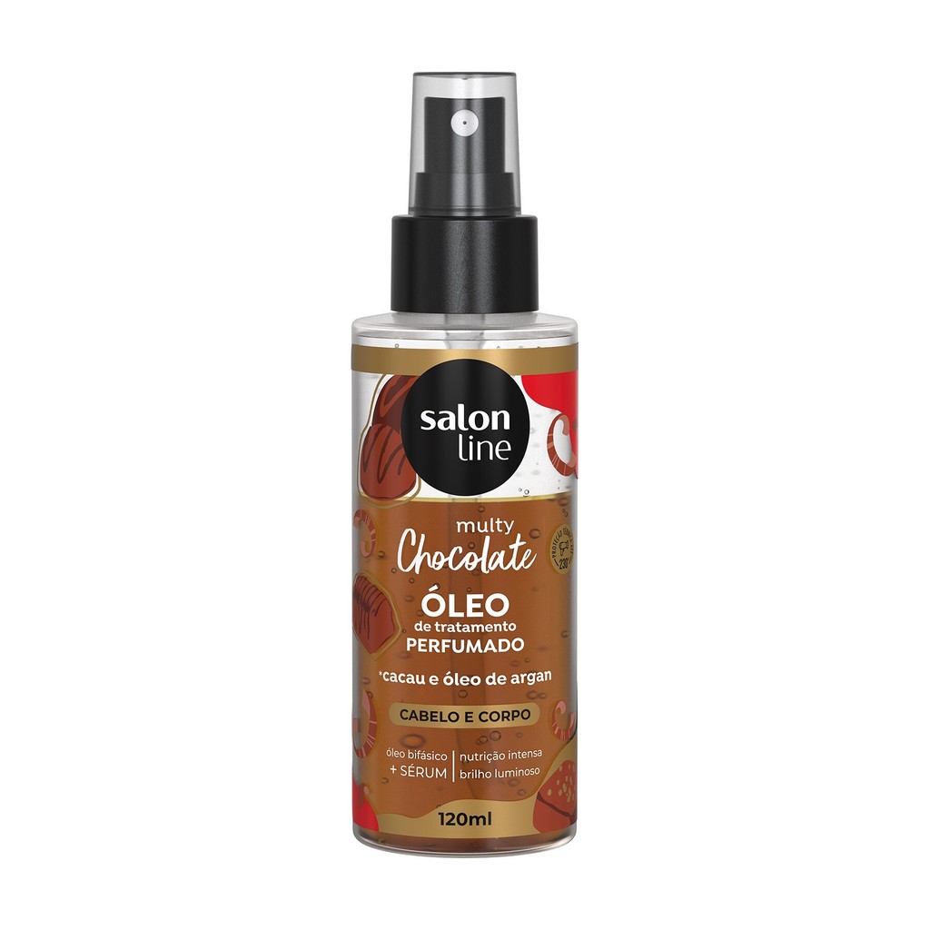 Óleo Perfumado Cabelo e Corpo Multy Chocolate 120ml - Beauty