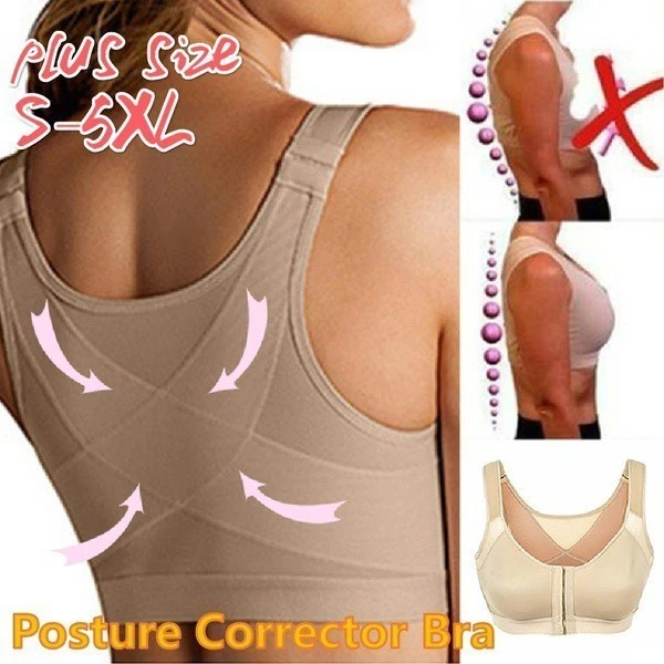 2024 As Mais Recentes Posturas Femininas Sem Fio Sutiã Corretor Volta Suporte Elevador Roupa Interior Yoga XXS-5XL — imagem 1