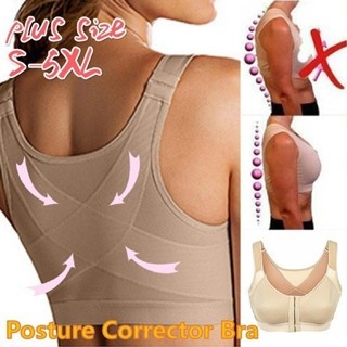 2024 As Mais Recentes Posturas Femininas Sem Fio Sutiã Corretor Volta Suporte Elevador Roupa Interior Yoga XXS-5XL em Oferta na Shopee
