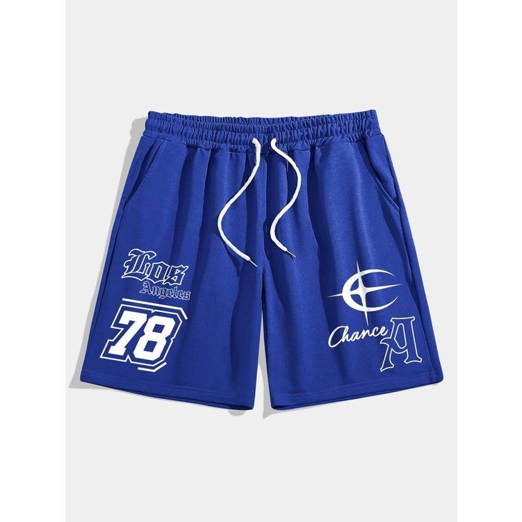 Bermuda Moletom Azul Streetwear Flanelado Treino Cross