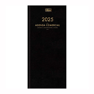 Agenda executiva costurada diária Comercial 2025 Tilibra em Oferta na Shopee