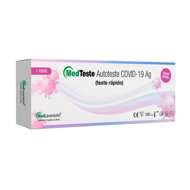 Autoteste Covid-19 Ag Medteste Teste Rápido 1 Unidade - Health