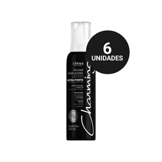 Kit Profissional Charming Mousse Modeladora Extra Forte (6x140ml) em Oferta na Shopee