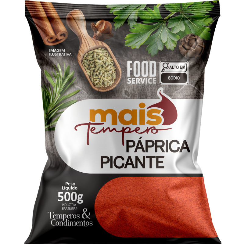 Paprica Picante 1Kg - Mais Temperos
