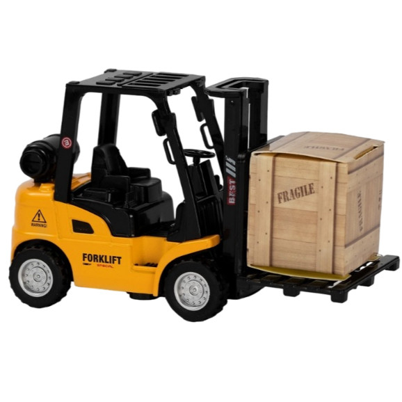 Brinquedo Miniatura Empilhadeira De Atrito Mini Carro Veículos De Construção