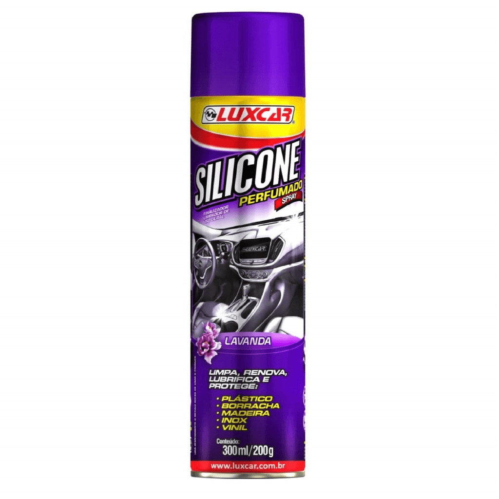 Silicone Spray De Alta Protecao Perfumado Lavanda Luxcar