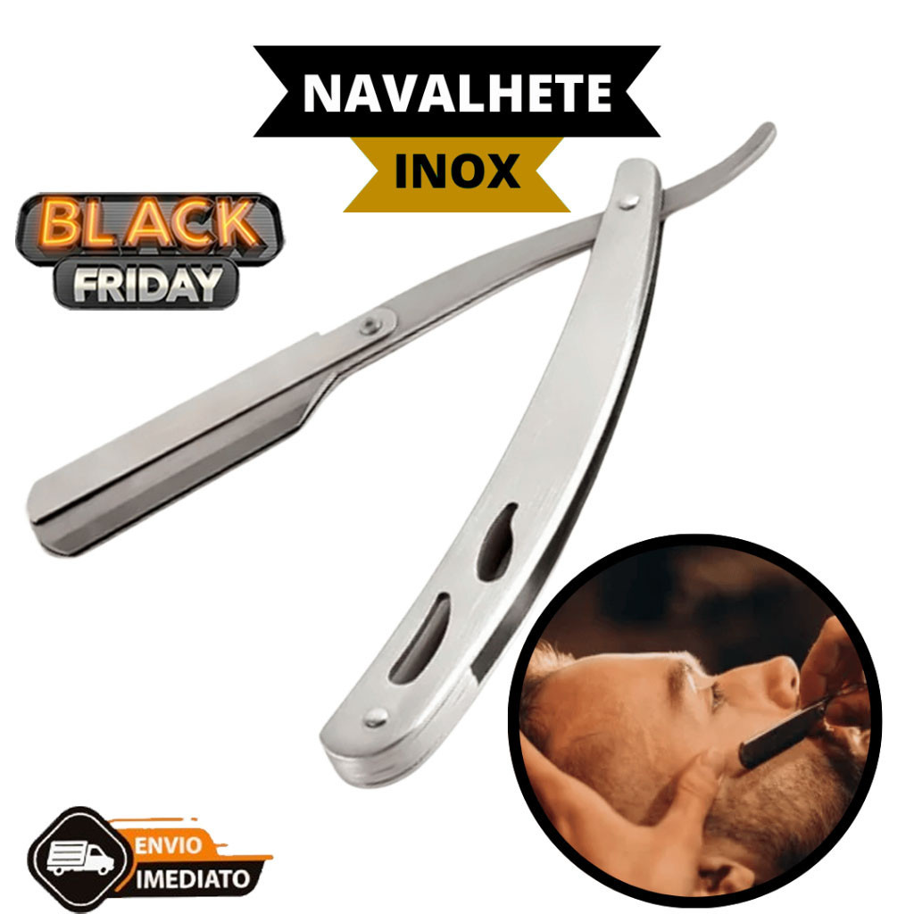 Navalhete Profissional Aço Inox Navalha Para Barba Sobrancelha Cortar Cabelo Design de Sobrancelhas aproveite