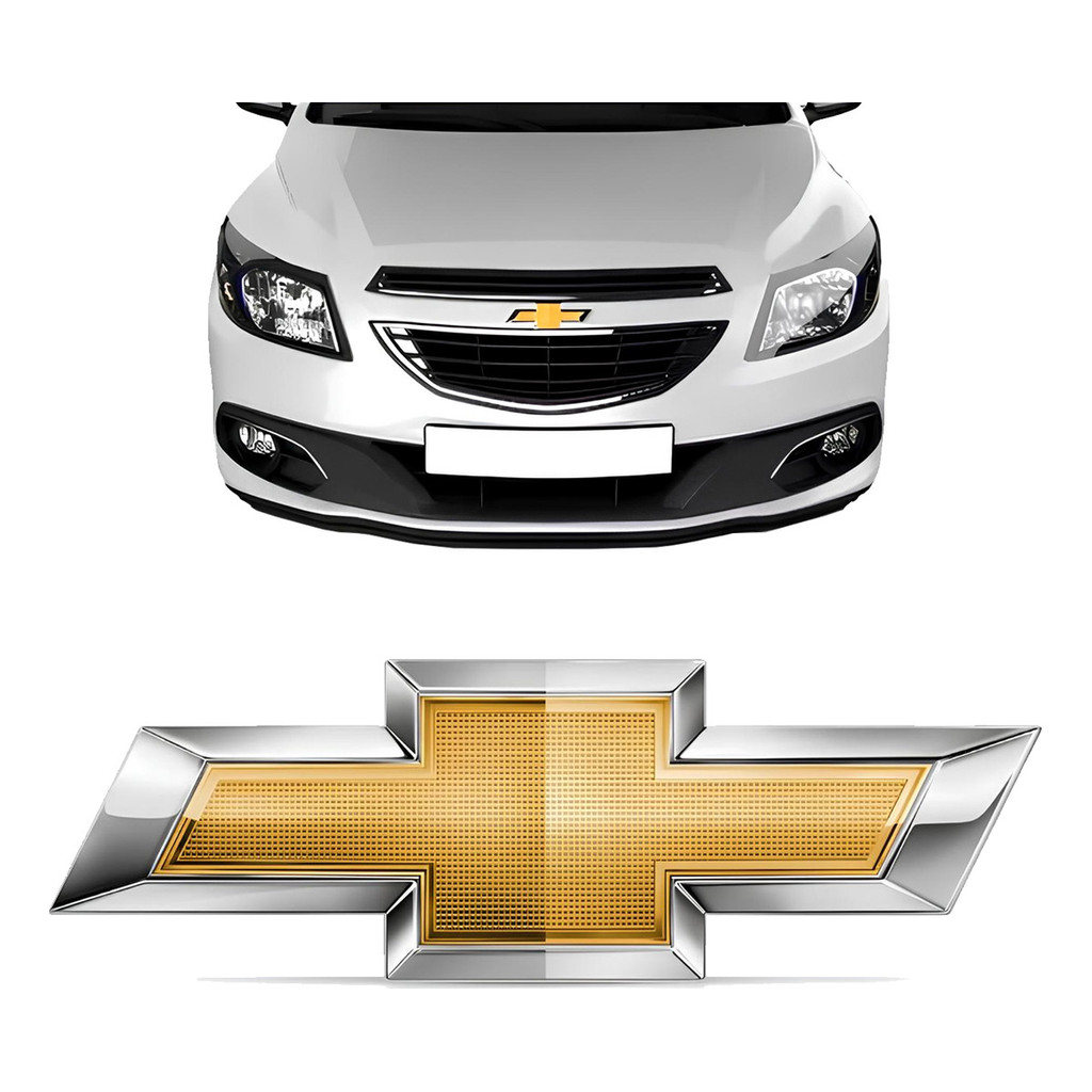 Emblema Gravata Grade Onix Prisma Lt Ltz 2013 2014 2015 2016