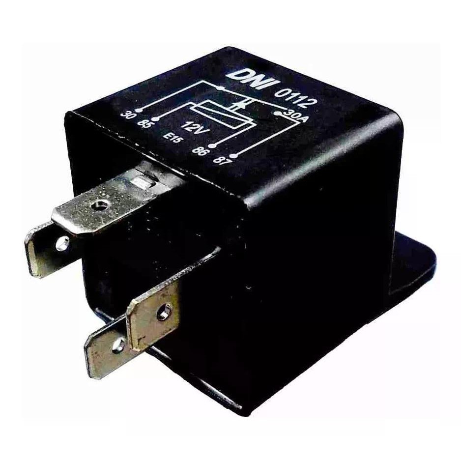 Relé Auxiliar Universal - Uso Geral - 12V - 30A - DNI 0112 em Oferta na Shopee