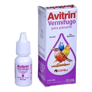 Suplemento Aves Avitrin Vermífugo 10ml Coveli