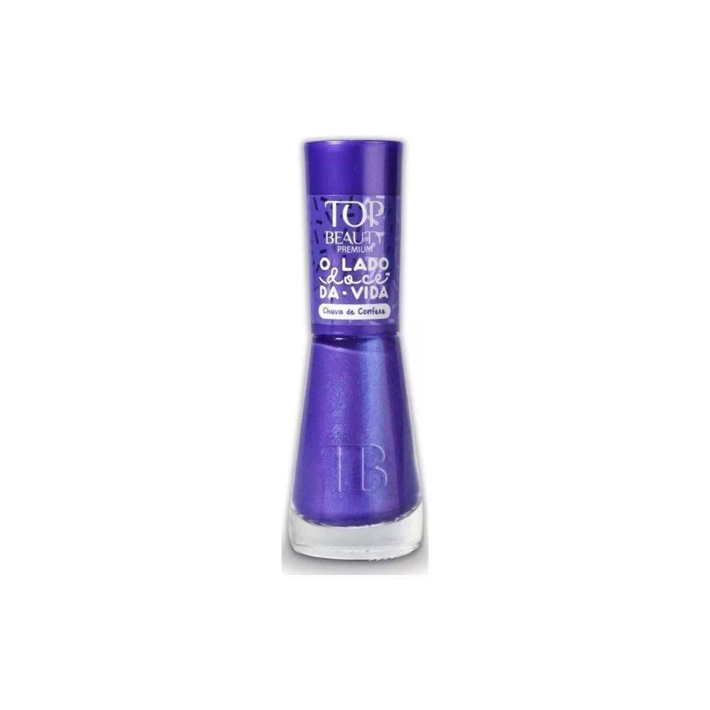 Esmalte Top Beauty Chuva De Confete Cintilante 9ml em Oferta na Shopee