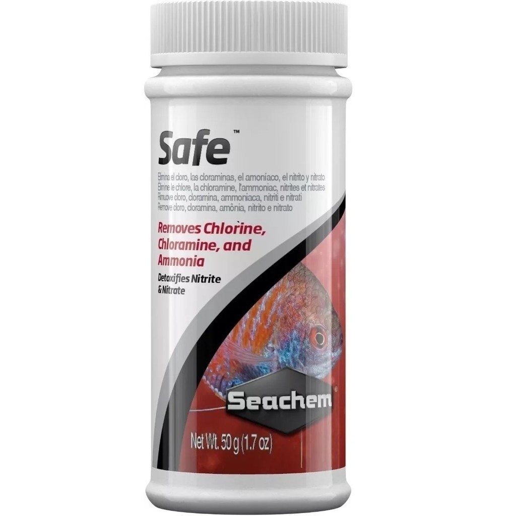 Seachem Condicionador Completo Safe 50gr P/ Marinho E Doce