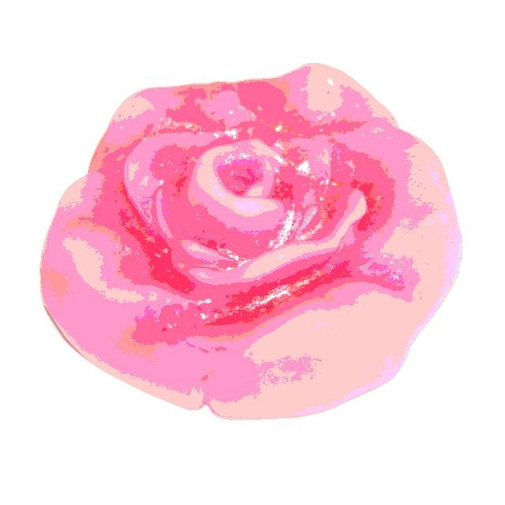 MOLDE DE SILICONE FLOR, ROSA