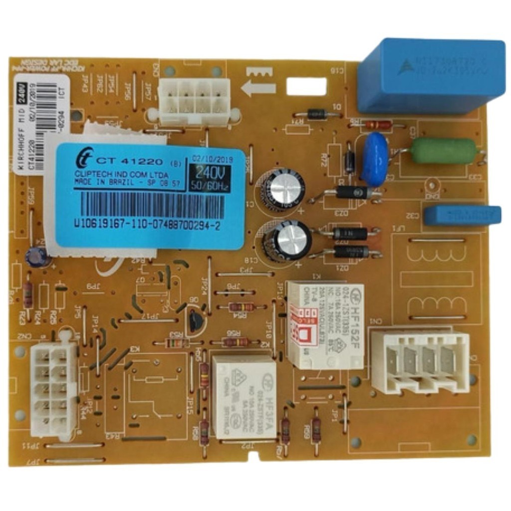 Placa Módulo Geladeira Brf36 220v Brastemp - W10662205