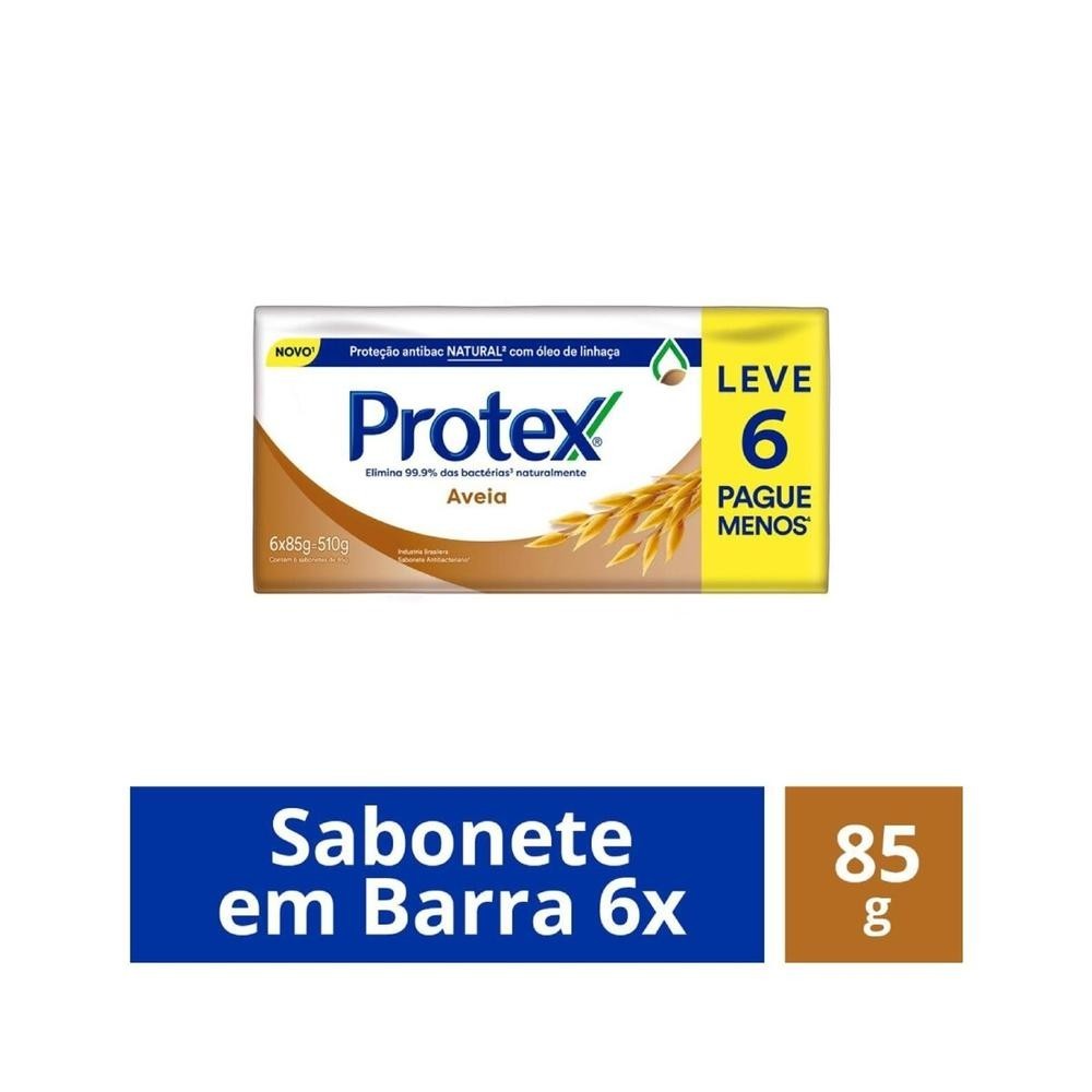 Sabonete em Barra Protex Aveia 85g Leve 6 Pague Menos em Oferta na Shopee
